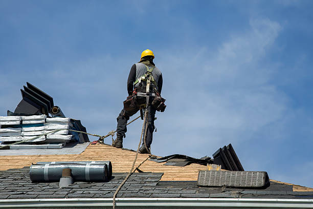 Professional Roof Replacement technician working in Wayne, NJ